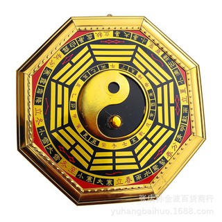 Gương treo cửa, Gương bát quái chất liệu đồng