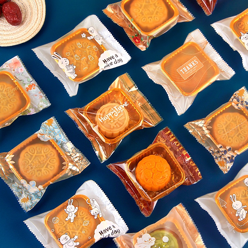 100 Túi Đựng Bánh Kẹo, Bao Bì Đựng Trà Nhiều Kích Thước, Họa Tiết Đẹp - VUA BAO BÌ