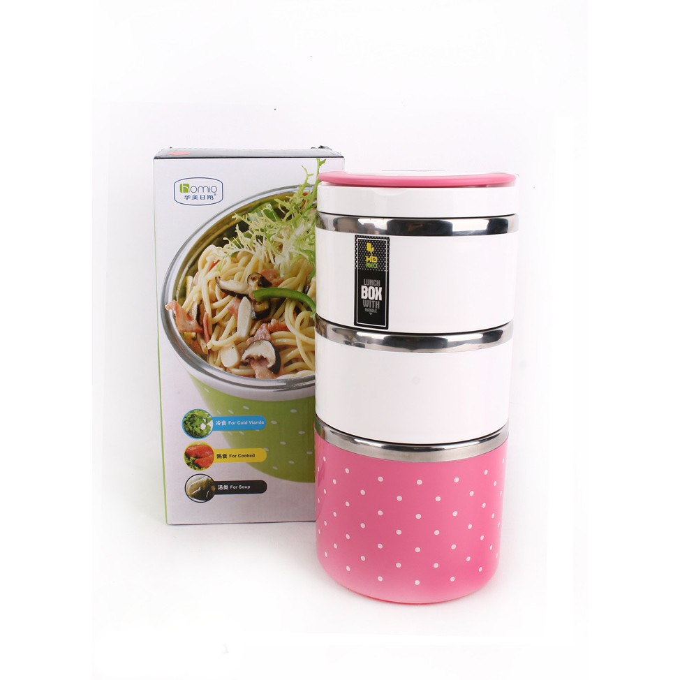 Hộp Cơm Giữ Nhiệt 3 Tâng