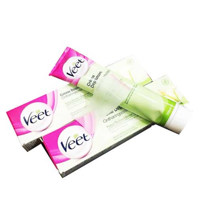 Kem tẩy lông Veet sạch lông chân tay, nách, vùng kín, da nhạy cảm dùng được - Shop Viloet