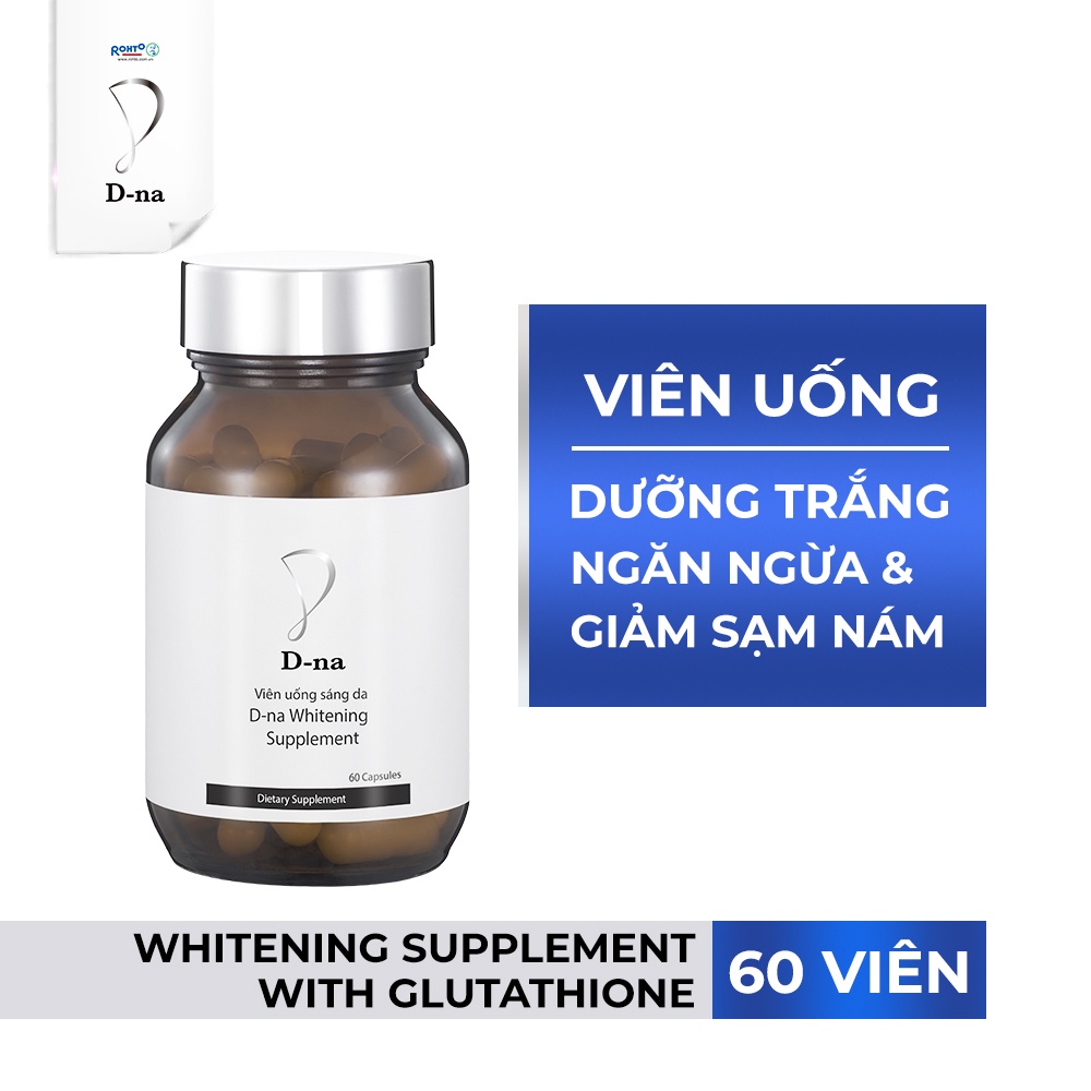 Viên uống sáng da D-na Whitening Supplement (60 Viên)