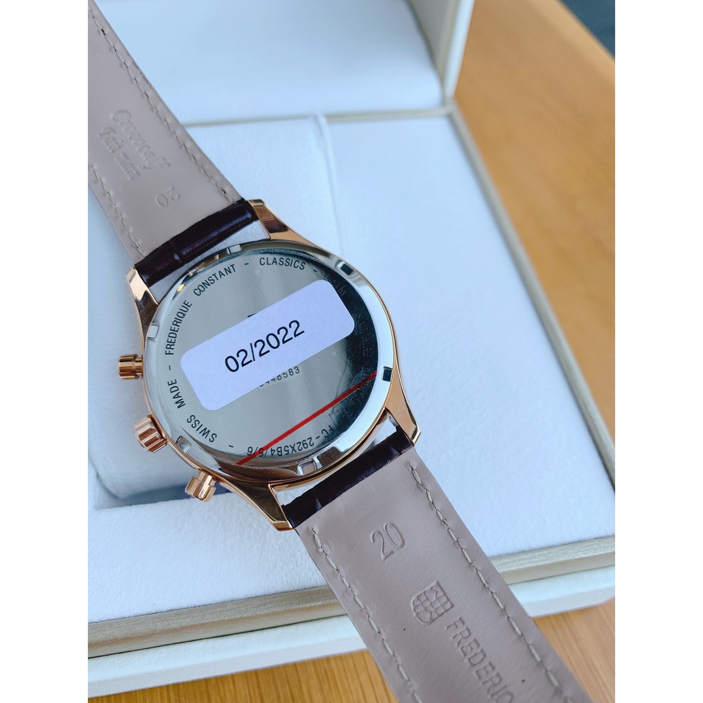 Đồng hồ nam chính hãng Frederique Constant FC-292MV5B4 - Máy Quartz pin - Kính Sapphire