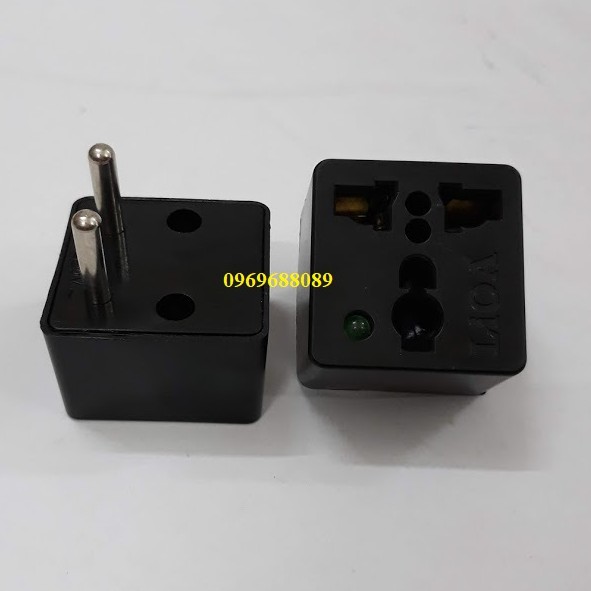 Phích Ổ Cắm Điện Đa Năng LIOA Chuyển 3 Chấu Thành 2 Chấu - HÀNG CHÍNH HÃNG