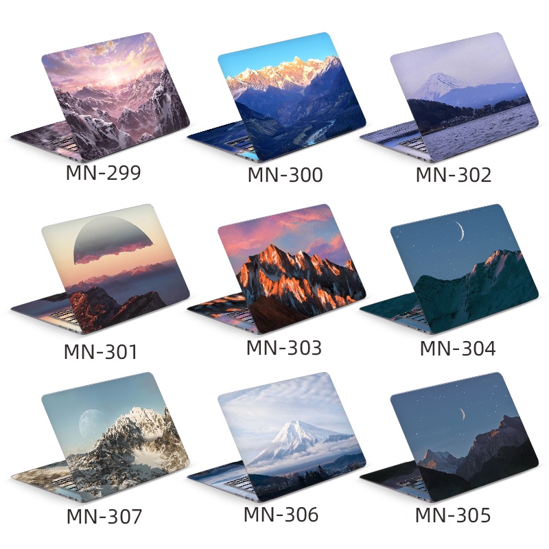 Laptop skin decoration decals,  laptops protection stickers for ASUS, Dell, Lenovo, Acer, Huawei, etc.