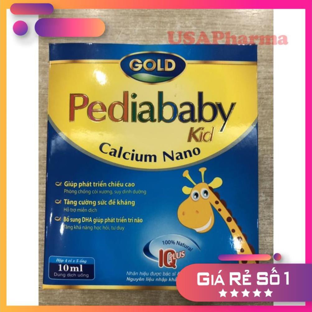[Thực Phẩm Chức Năng] PEDIA BABY CANSIUM NANO  giúp bồi bổ tăng chiều cao ,chống còi xương suy dinh dưỡng ở trẻ em