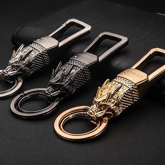 MÓC KHÓA RỒNG SIÊU CAO CẤP MÀU VÀNG