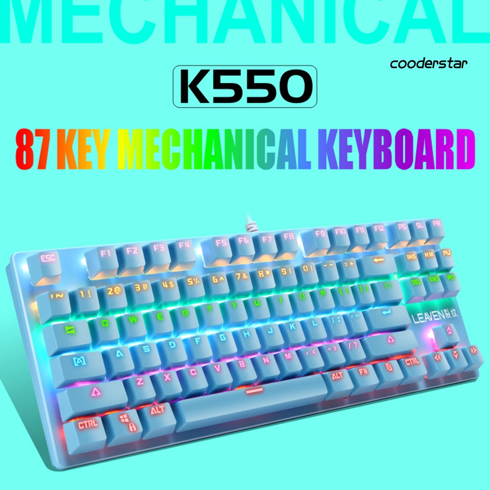 Vỏ Bọc Nút Bàn Phím 87 Phím Có Dây Rgb Cood-Co Thông Dụng Cho Bàn Phím Cơ