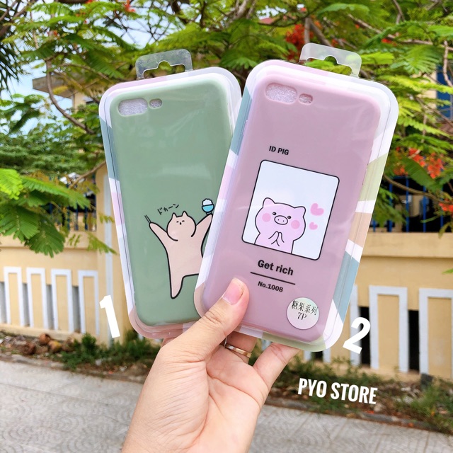 Ốp iphone 7 Plus dẻo Hàn Quốc chất đẹp loại 1 (được chọn hình)