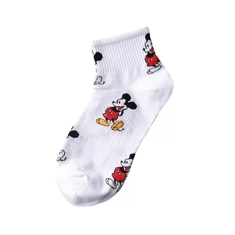 Set 5 đôi tất nam nữ cotton Mickey cực chất TN89