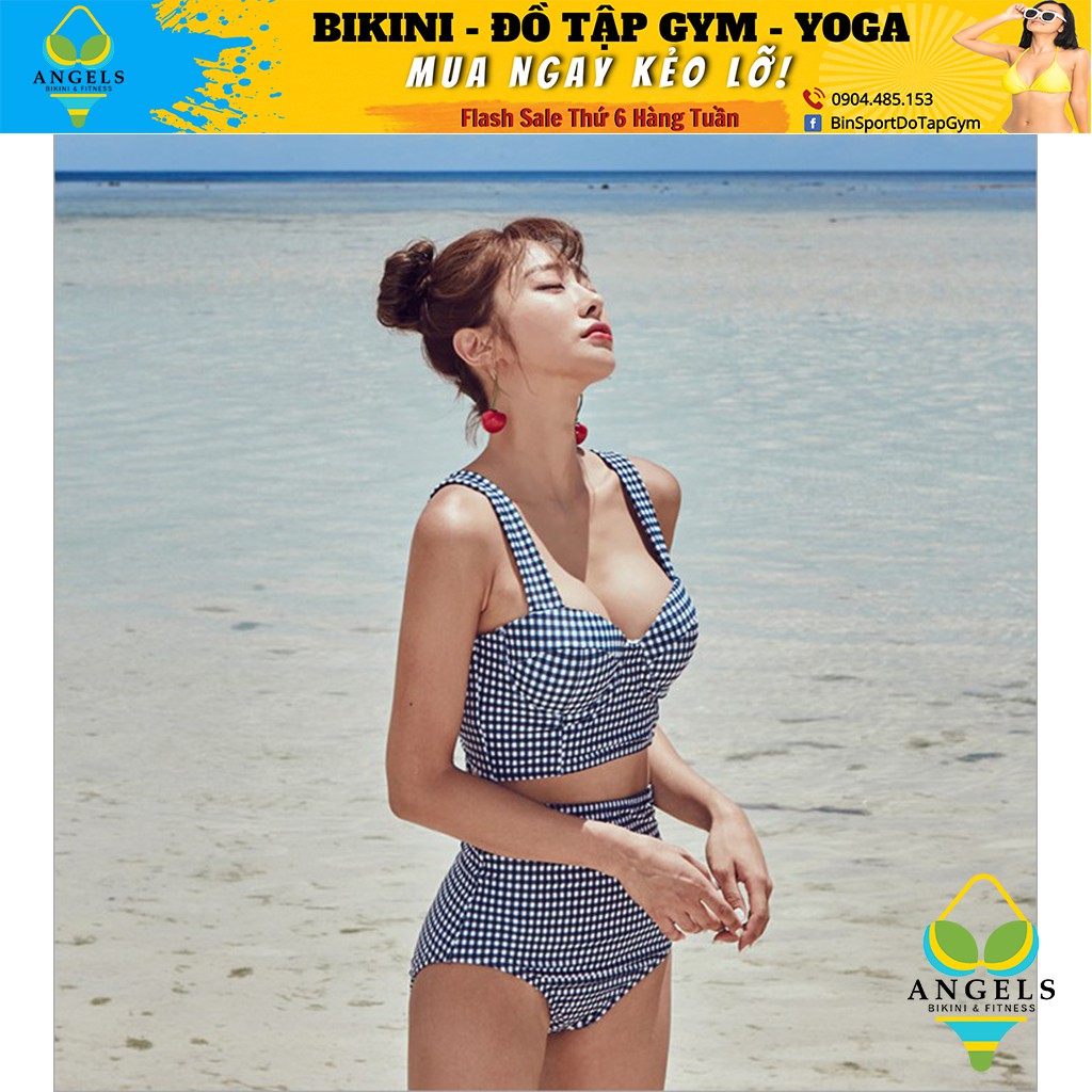 Bikini,Bộ Đồ Bơi 2 Mảnh Caro, Hàng Nhập,,BHN007 | BigBuy360 - bigbuy360.vn