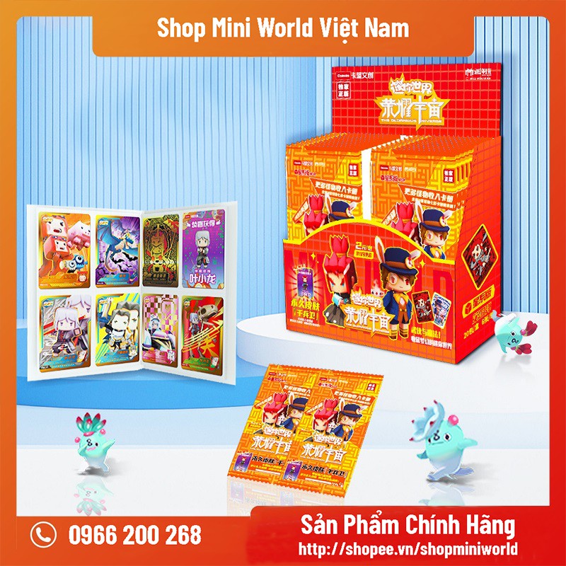 Bộ Sưu Tập Thẻ Bài Mini World SS6 [Trọn Bộ Gồm 20 Gói, 120 Thẻ Bài]