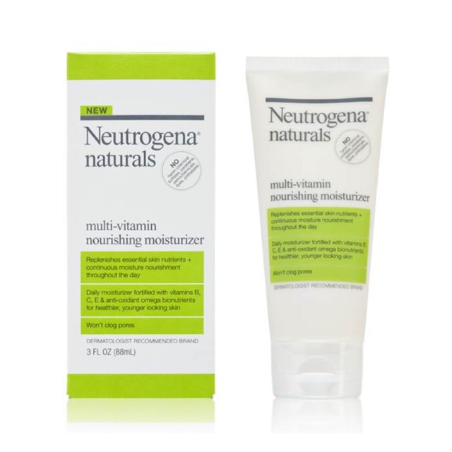 Kem dưỡng ngày Neutrogena Naturals Multi-Vitamin Nourishing Moiturizer Day Cream