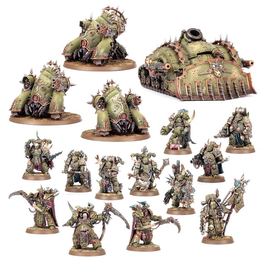 MÔ HÌNH WARHAMMER Death Guard: Battleforce – Plaguefester Warband