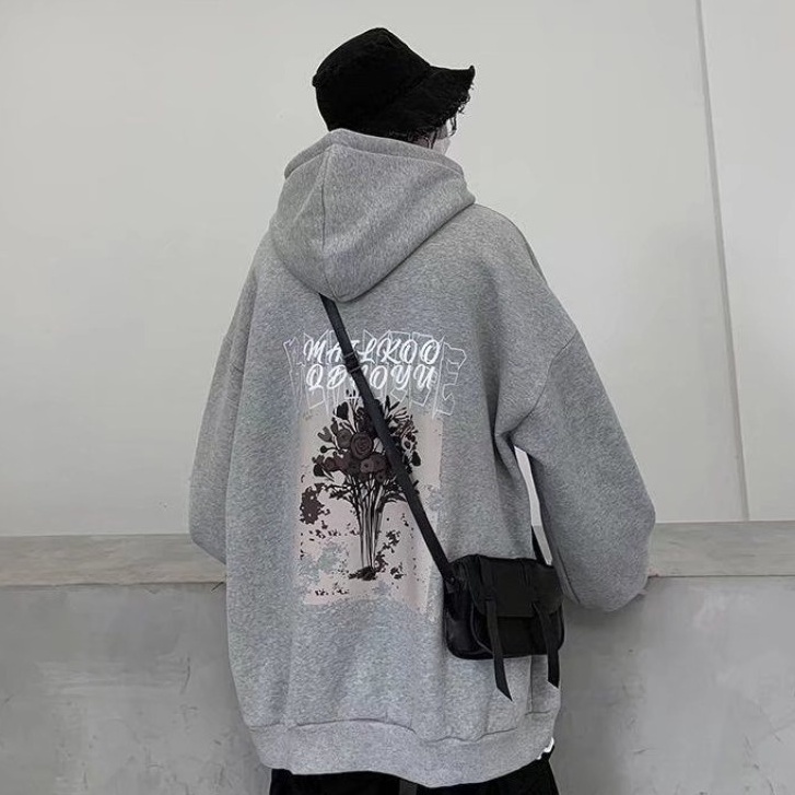 Áo hoodie có nón tay dài kiểu dáng thời trang nam