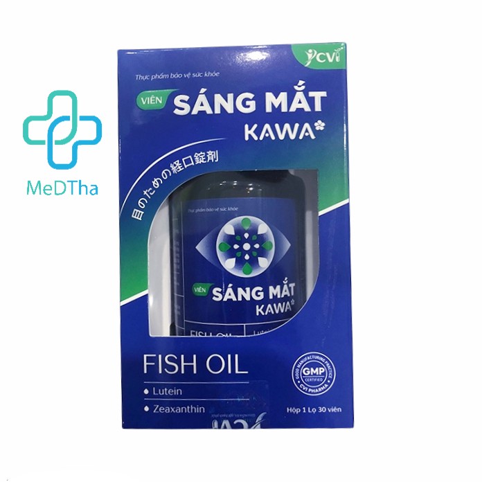 Sáng mắt KAWA* - Bổ sung dưỡng chất cho mắt, chống oxy hóa, cải thiện thị lực