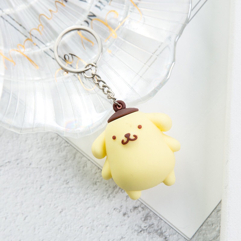 Móc khóa nhựa dẻo nhân vật Sanrio Mua Tất (muatatshop)