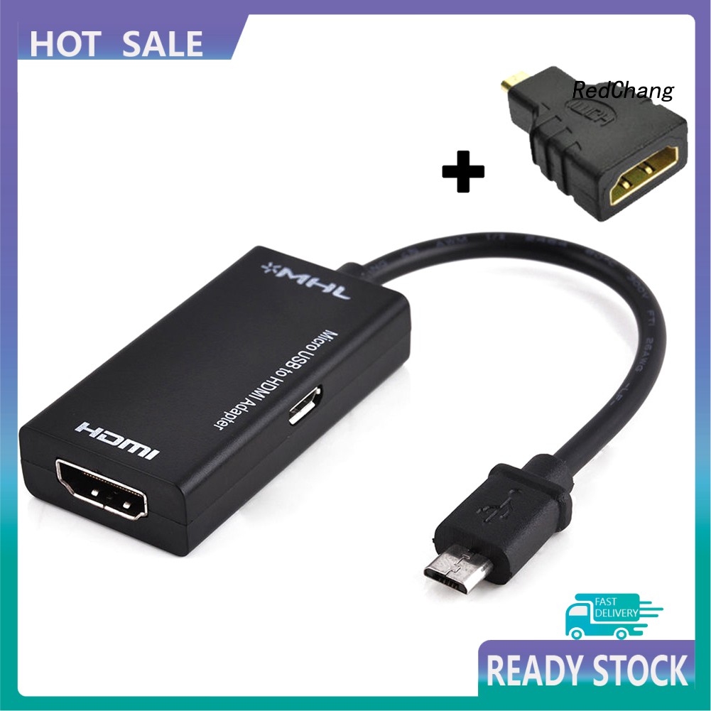 -SPQ- S2 MHL Micro USB to 1080P HDMI Adapter Converter for Android Samsung Huawei