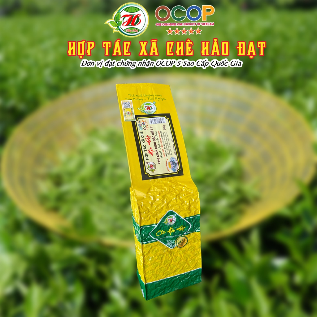 Chè Đinh Đinh Đặc Biệt 2 - Hợp Tác Xã Chè Hảo Đạt - Chè Tân Cương Thái Nguyên