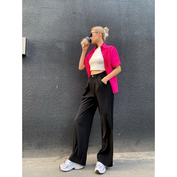 Sibling House - Áo sơ mi tay ngắn 2 túi Joy shirt | BigBuy360 - bigbuy360.vn