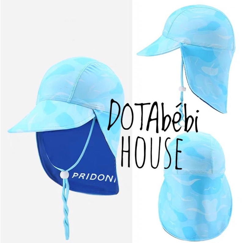 trên 10 tuổi UPF 50+ Mũ nón bơi đi bơi đi biển che gáy, bảo vệ tai cho bé lớn và người lớn nam nữ - DOTAbébi HOUSE