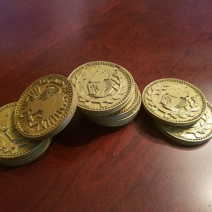 Mô hình đồng xu vàng John Wick Gold coin