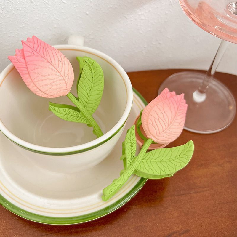 Kẹp Tóc Hình Hoa Tulip/Cá Mập Đơn Giản Xinh Xắn Phong Cách Hàn Quốc Cho Nữ