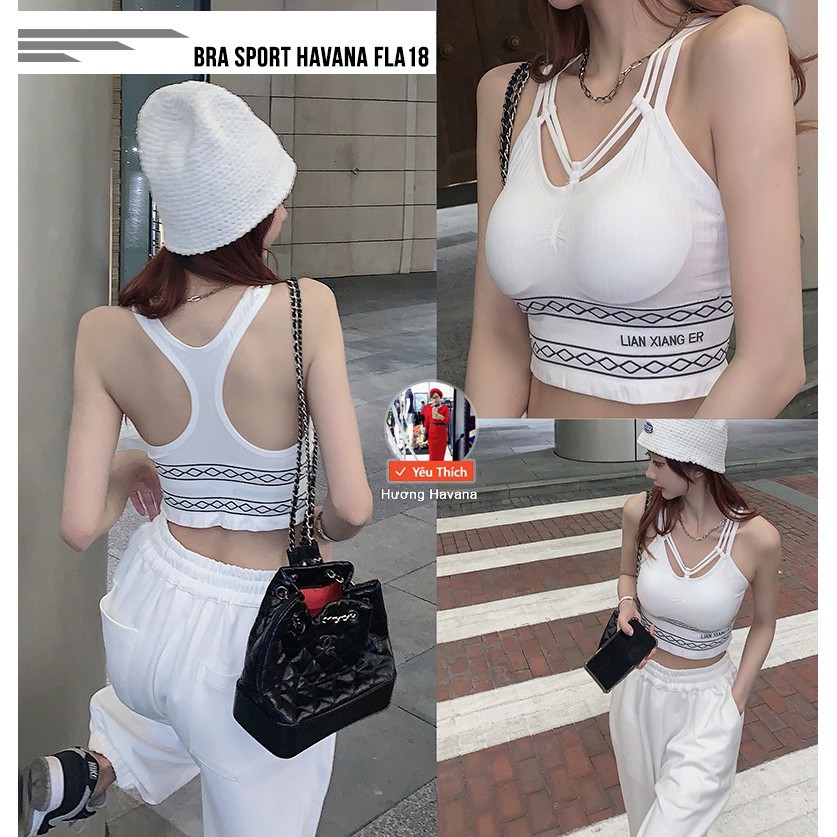 Áo bra cotton dáng thể thao -freesize - áo mặc trong vest PTSTORE FLA18