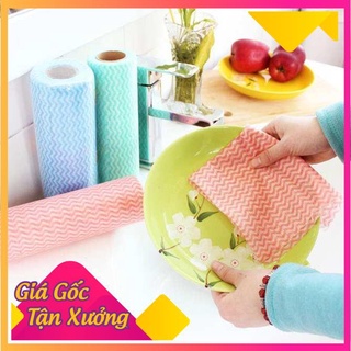 [XẢ KHO+FREE SHIP] Set 2 Cuộn giấy vải lau đa năng 100 tờ