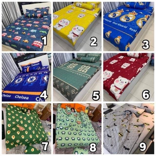 Ga gối cotton + gối ôm