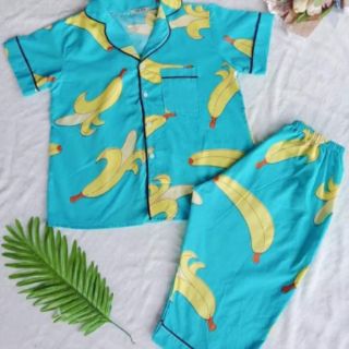 Pizama kate lụa lửng