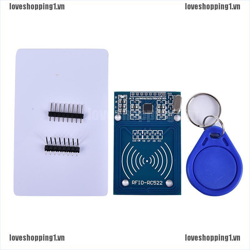 Mô Đun Cảm Biến Rfid-Rc522 Nfc Rf Ic Với 2 Tag Mfrc522 Dc 3.3v