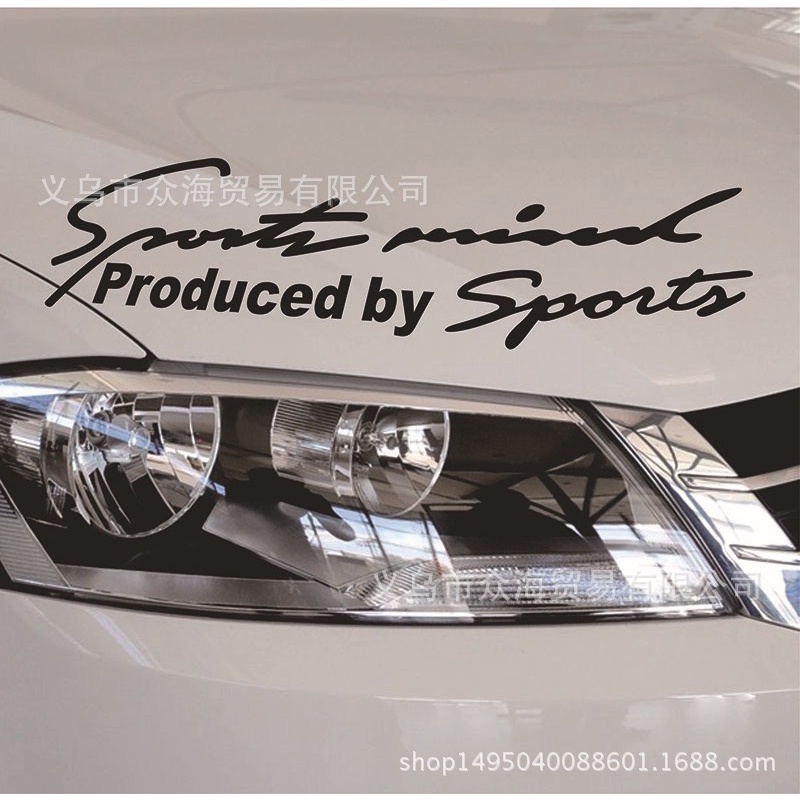 Miếng dán sport xe oto, tem dán decal Sport mind prodeced by Sports xe hơi - Seven.car