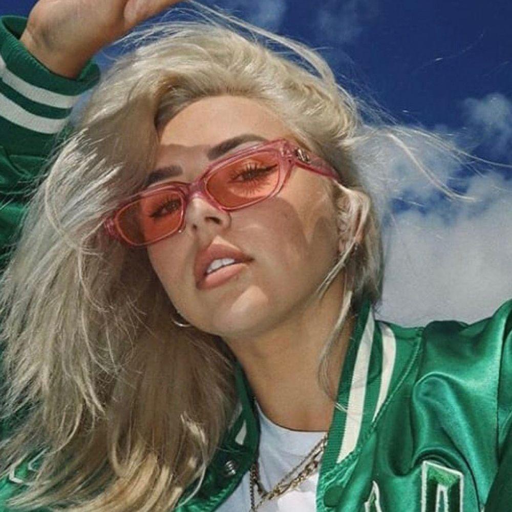 Kính Mát Hình Đa Giác Chống Tia UV Phong Cách Hàn Quốc Dành Cho Nữ