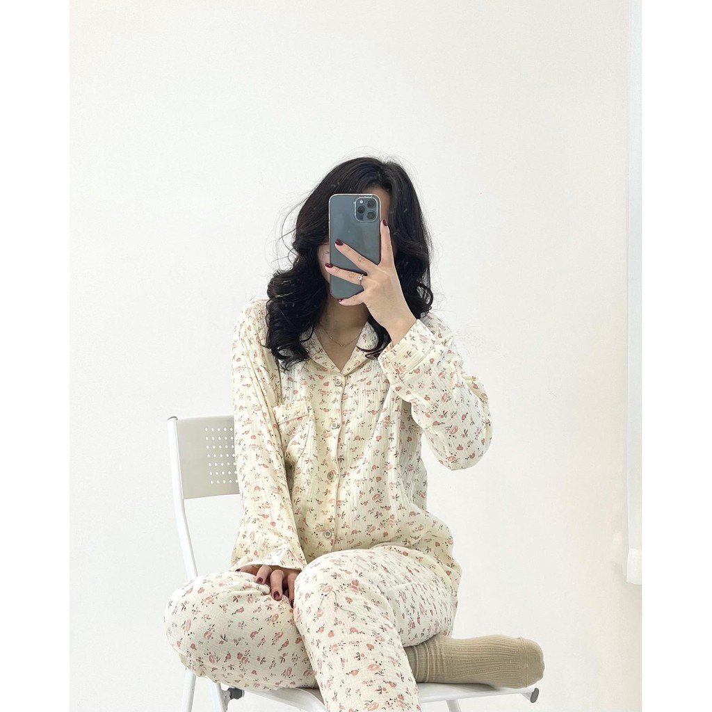 (FREESHIP) Set đồ ngủ chất đũi xốp xịn Miho house