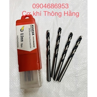 Mũi khoan Inox AVATAR chính hãng 1mm—>8mm. Chuyên khoan thép cứng, inox giá siêu rẻ.