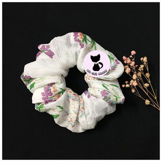 Dây cột tóc hoa - Đồ cột tóc hoa - Vintage Scrunchies