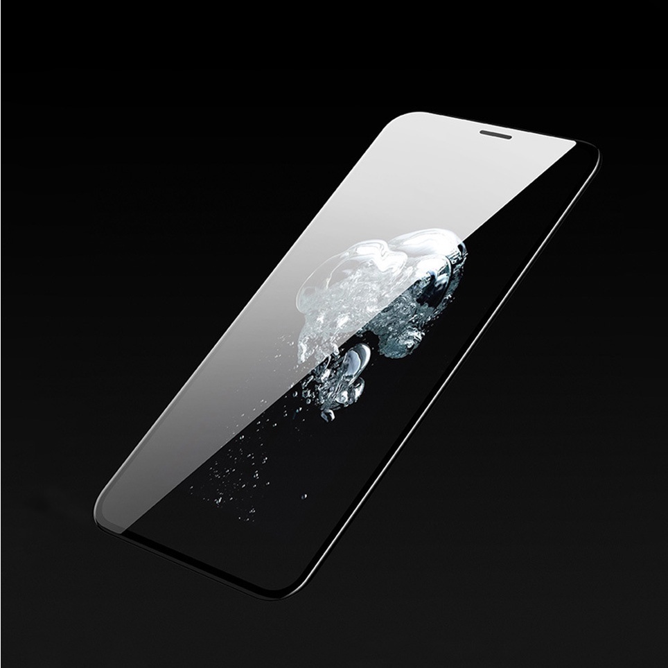 Miếng dán kính cường lực iphone 9D full màn hình, chống vân tay siêu cứng