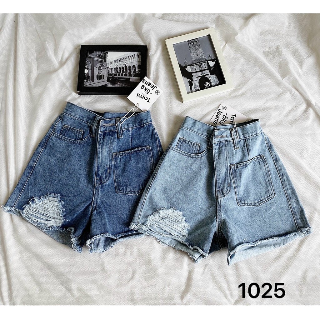 Quần short jean nữ rách size đại từ 40kg đến 75kg mẫu quần short rách lưng cao hàng VNXK thời trang bigsize 2KJean | BigBuy360 - bigbuy360.vn