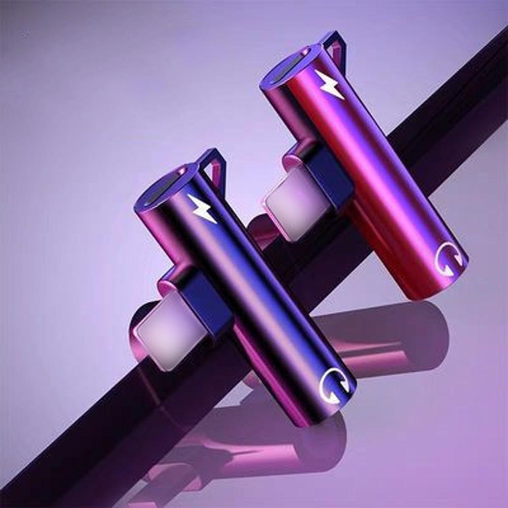 Dây Cáp Nối Chuyển Đổi Âm Thanh 2 Trong 1 Cho Tai Nghe