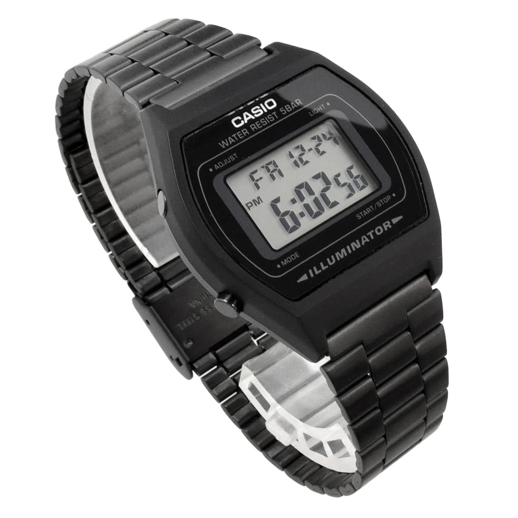 Đồng hồ unisex Casio B640WB-1A dây thép không gỉ, chống nước 500m, hàng chính hãng