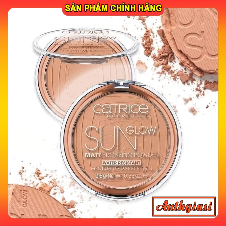 Phấn tạo khối CATRICE Sun Glow Mater Bronzing Powder 030 Medium Skin Tone Tự Nhiên