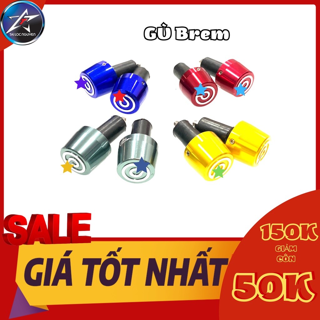 [SALE] GÙ BREM GẮN TAY LÁI XE MÁY NHÔM CNC