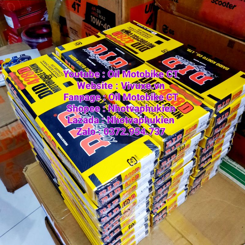 Sên DID Vàng KHÔNG Phốt Cao Su Chính Hãng
