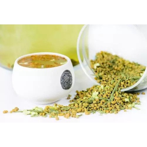 Trà xanh gạo lứt rang Genmai Cha Kunitaro Nhật Bản 200g