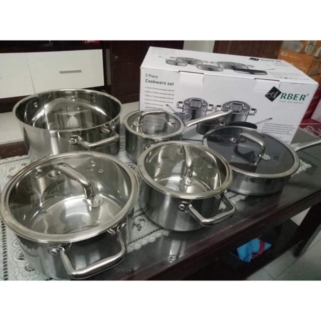 Bộ nồi Aber Đức cam kết chuẩn loại 1 - HÀNG NHẬP ĐỨC