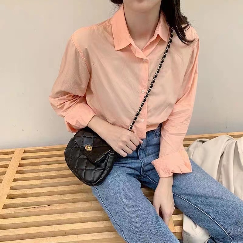 Túi đeo chéo khóa xoay thời trang ho nữ mùa hè túi kẹp nách nữ