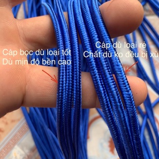 Dây sạc Iphone, Android 1m/2m/3m Bọc dù hỗ trợ sạc nhanh