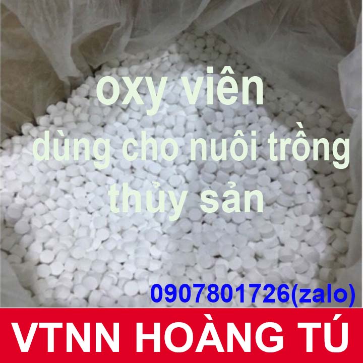 1kg  oxy viên Sodium percarbonate dùng trong nuôi trồng thuỷ sản