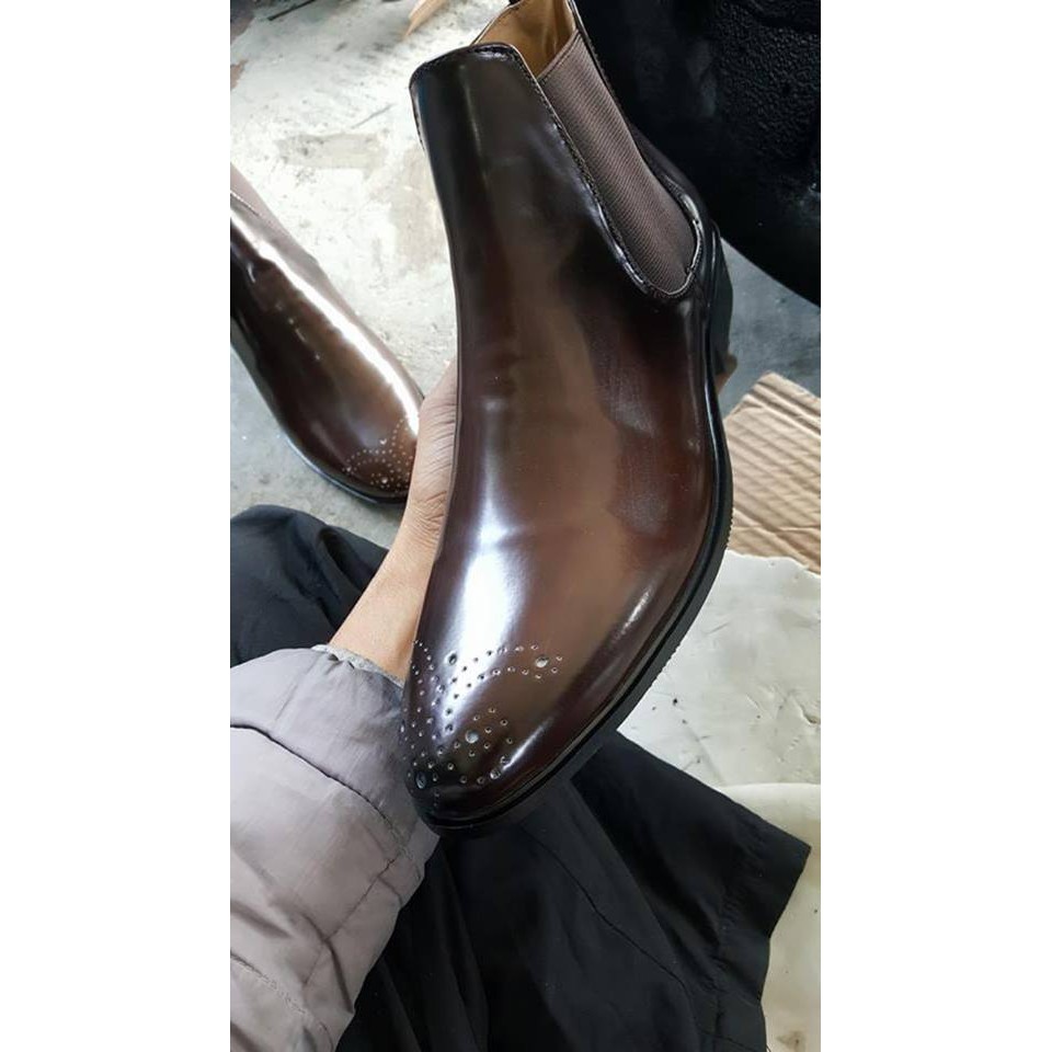Chelsea Boot da nâu - Tăng chiều cao 6cm