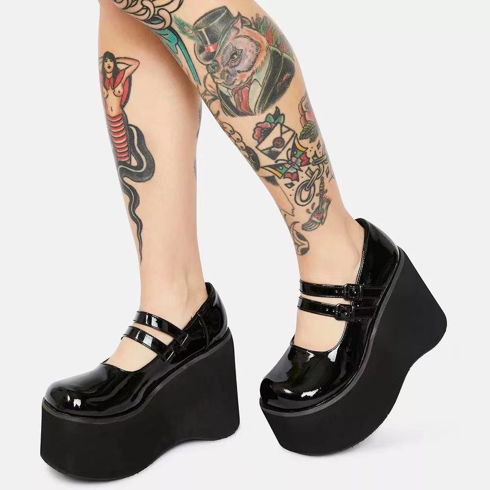 Giày Cao Gót Phong Cách Lolita Dễ Thương Ngọt Ngào Cho Nữ